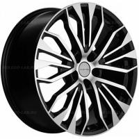 8,5*20 5*108 ET46 63,4 Khomen Wheels KHW2009 Black-FP (Tugella)