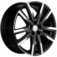 7,5*19 5*114,3 ET35 60,1 Khomen Wheels KHW1905 Black-FP (Lexus NX)